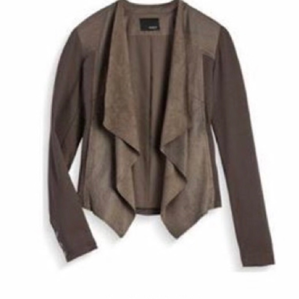 Edyson Maisha Ponce and Faux Leather Jacket